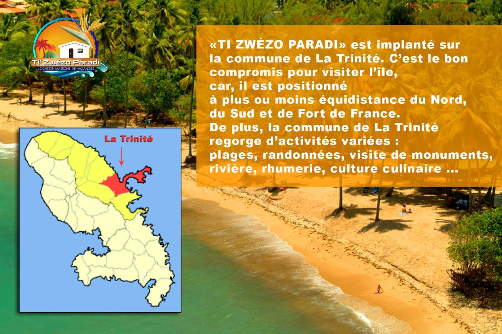 F3 Hibiscus - Piscine Chauffee - Vue Mer - 9 Min De La Plage - Ti Zwezo Paradi ลา ทรินิเต ภายนอก รูปภาพ