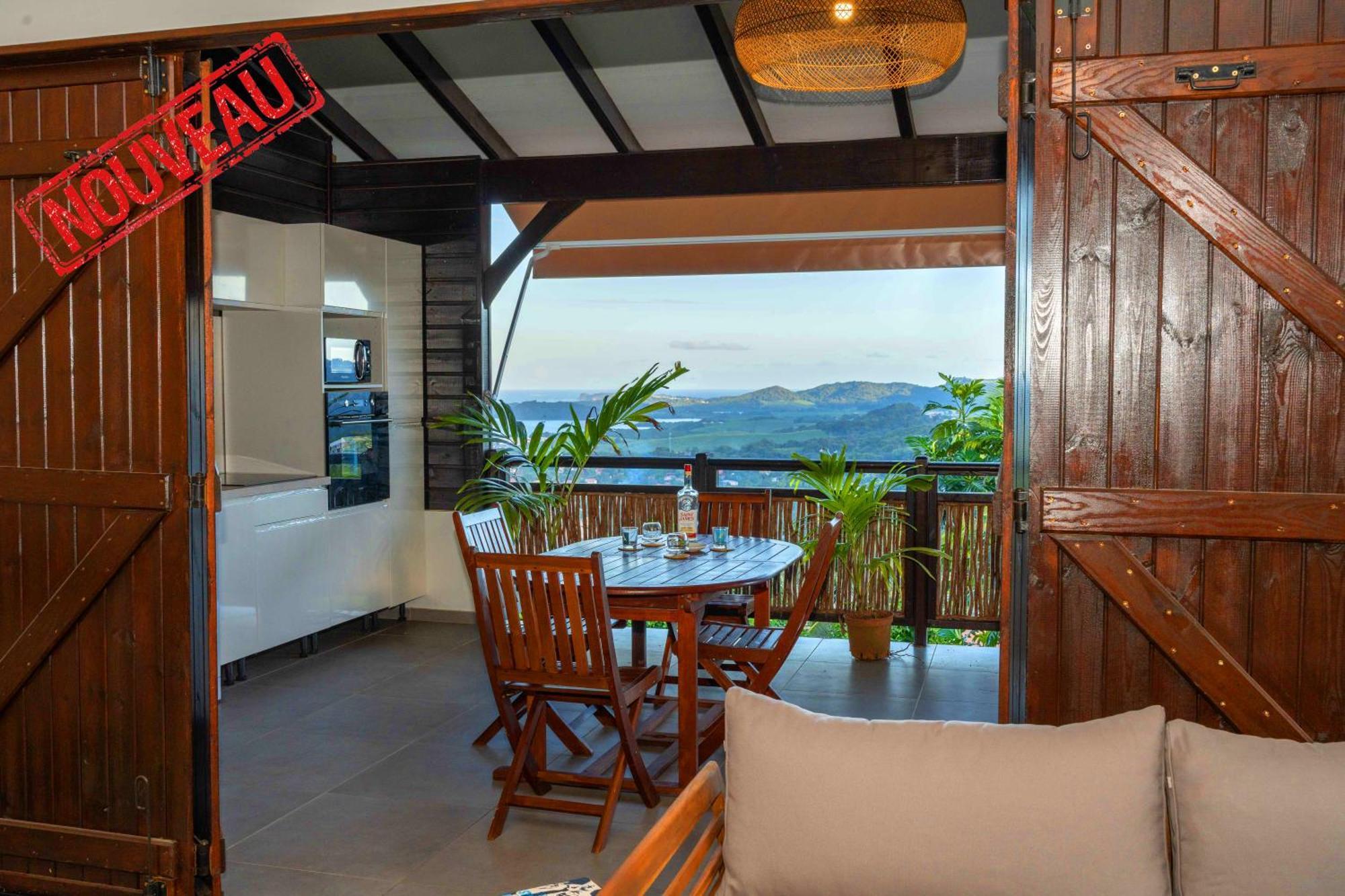 F3 Hibiscus - Piscine Chauffee - Vue Mer - 9 Min De La Plage - Ti Zwezo Paradi ลา ทรินิเต ภายนอก รูปภาพ