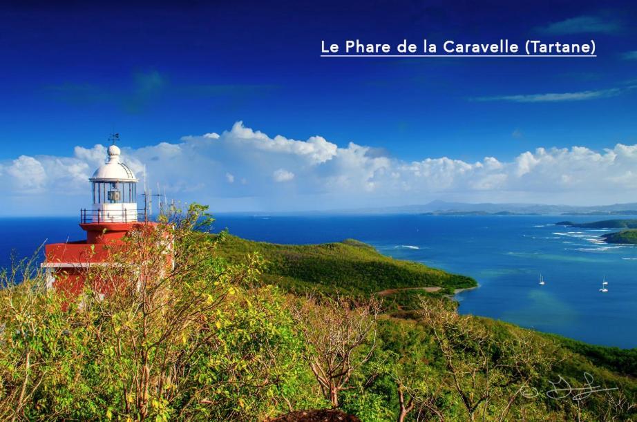 F3 Hibiscus - Piscine Chauffee - Vue Mer - 9 Min De La Plage - Ti Zwezo Paradi ลา ทรินิเต ภายนอก รูปภาพ